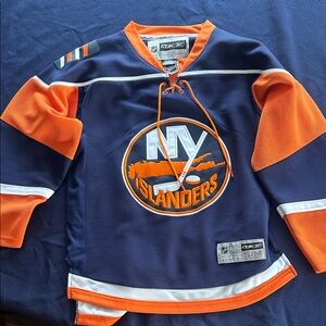 New York Islanders Navy & Orange Hockey Jersey